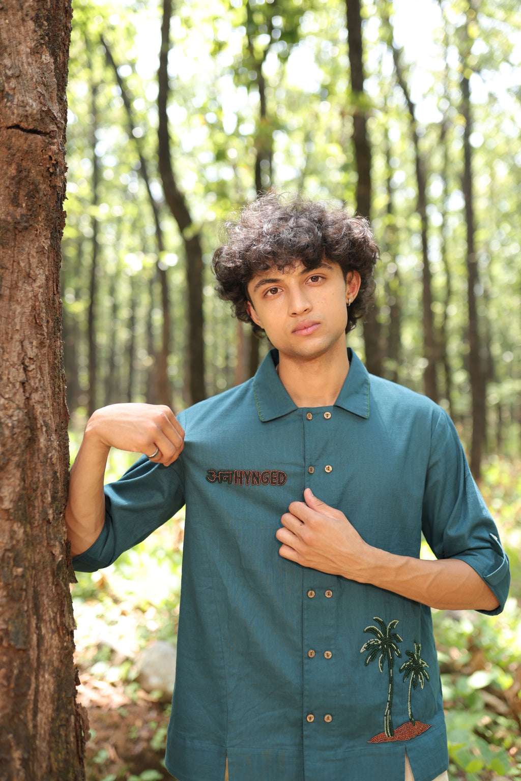 Tarang Hand Embroidered Shirt