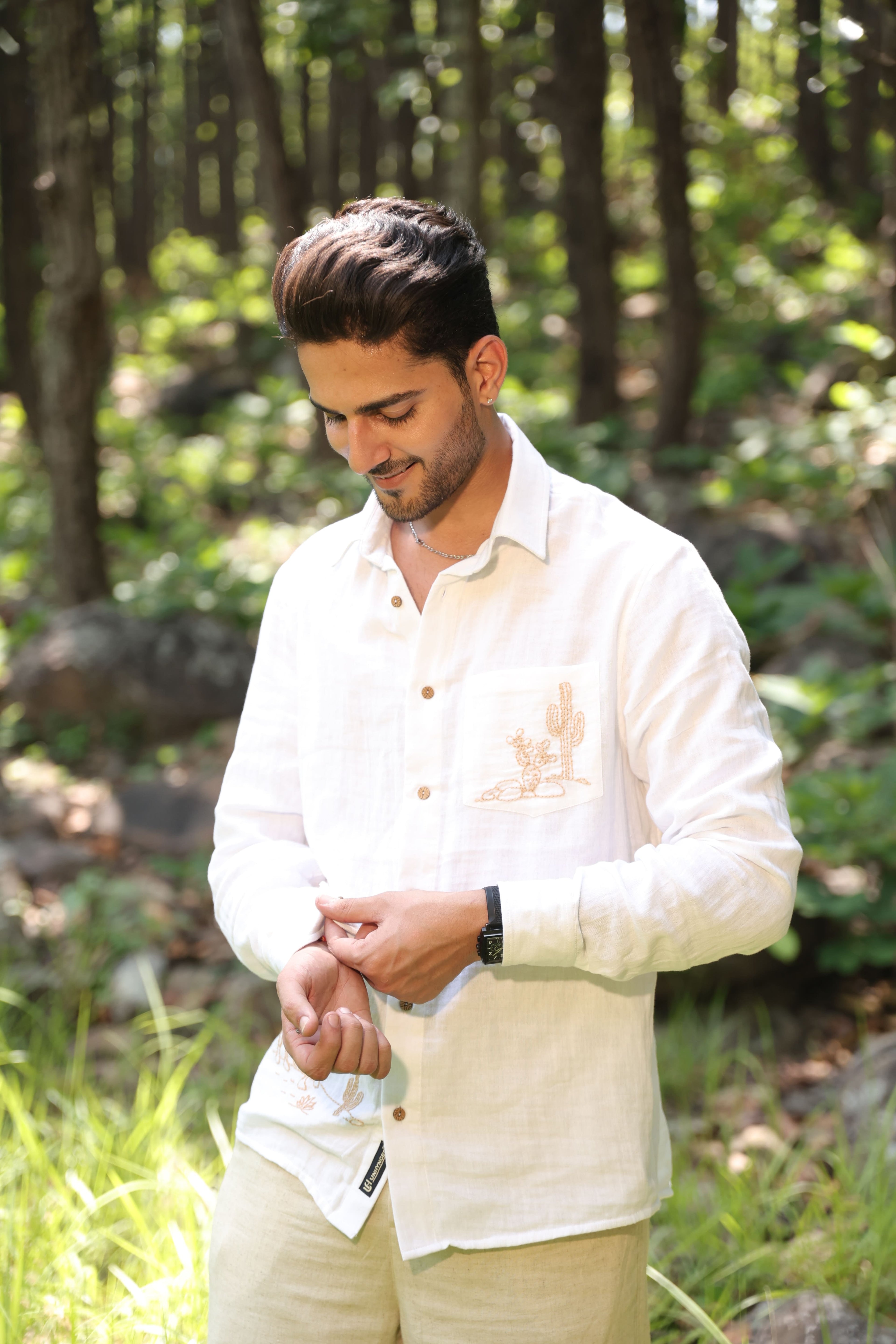 Pyaasa Registan Embroidered Shirt