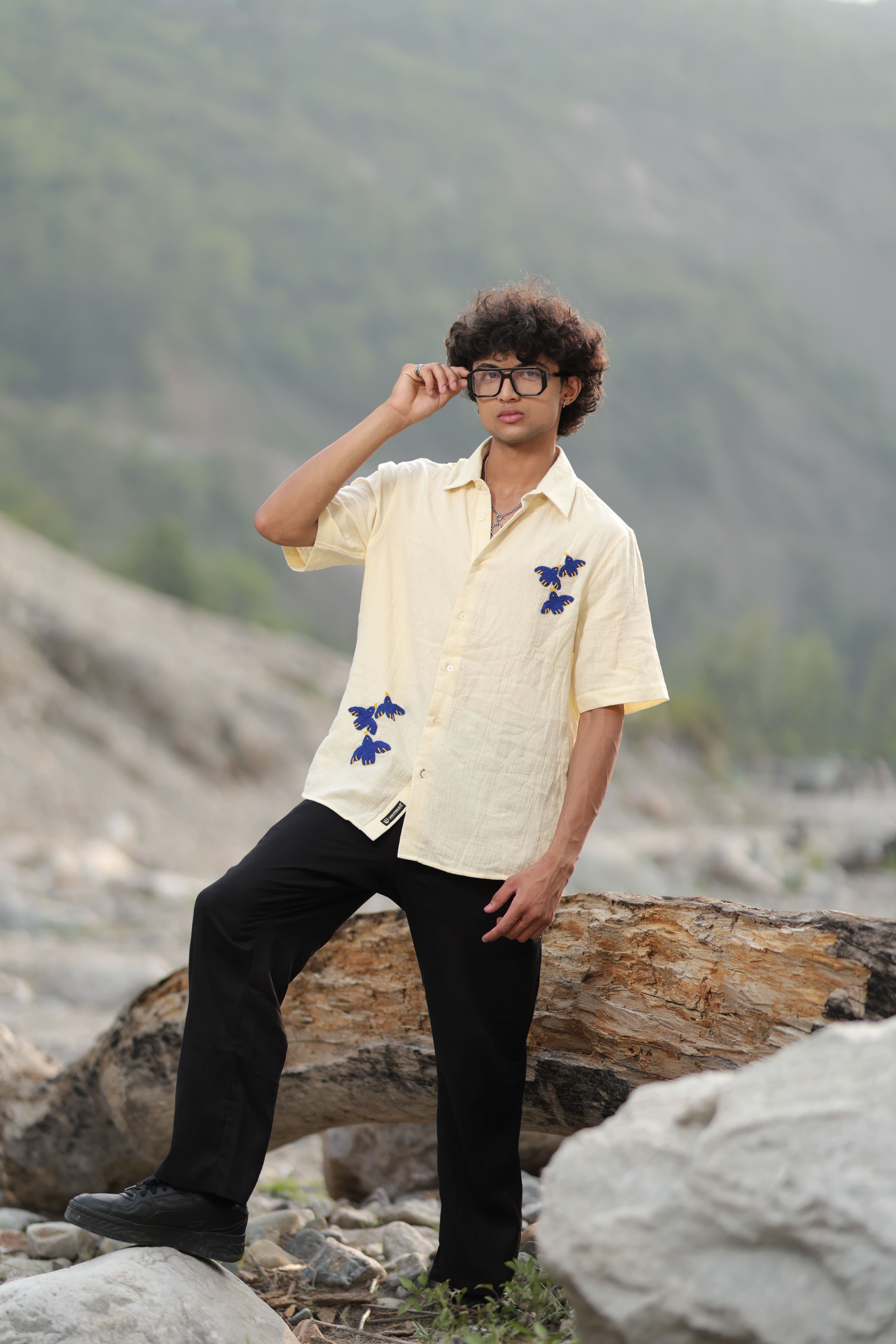 Neel Pankh Hand Embroidered Shirt