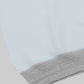 Melange Trim Flat- Knit Polo - White