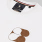 Oversized T-shirt in Supima Cotton Lycra Interlock with Suede-Finish Back and front print Beige