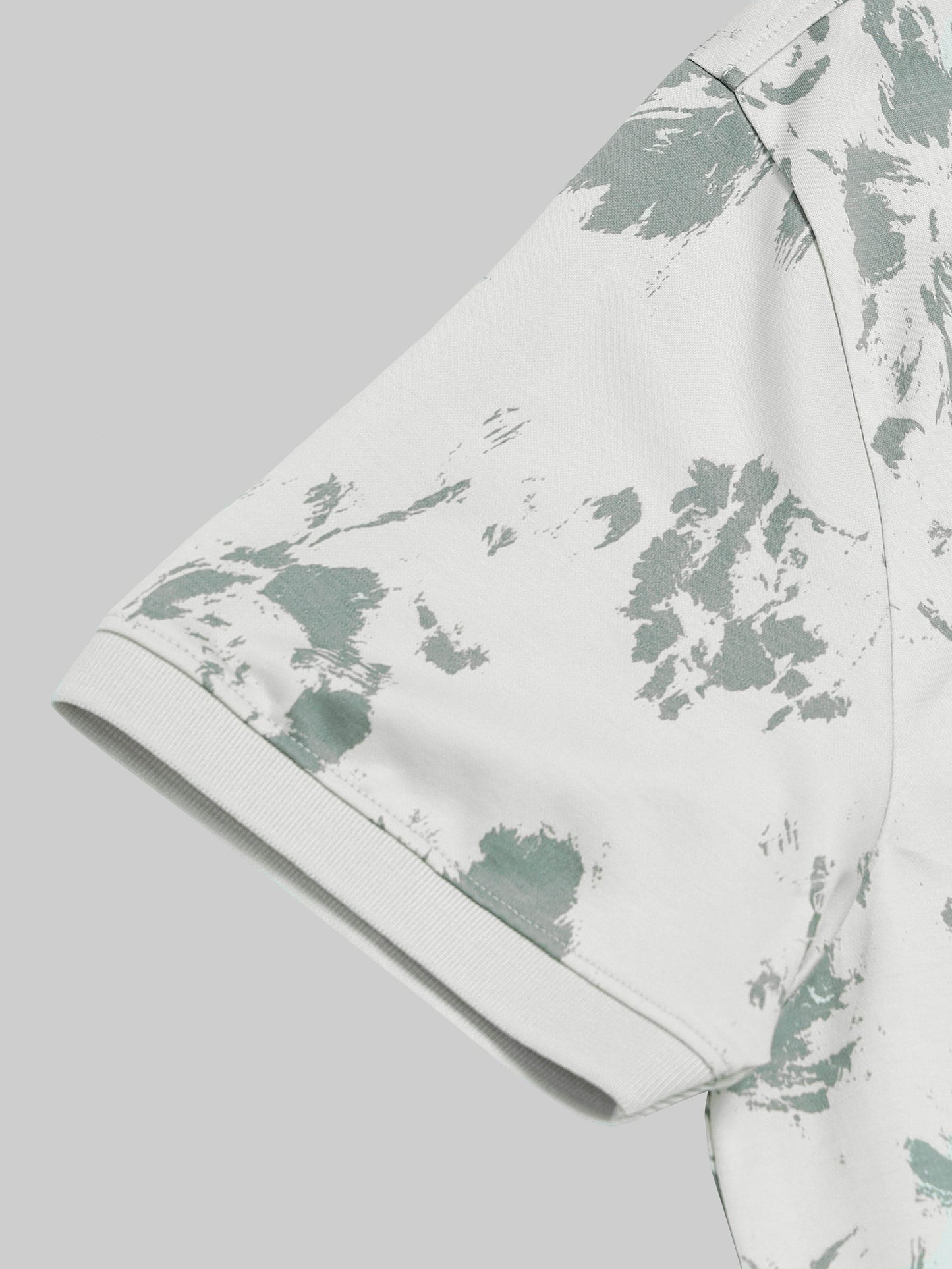 Men's light green polo t-shirt