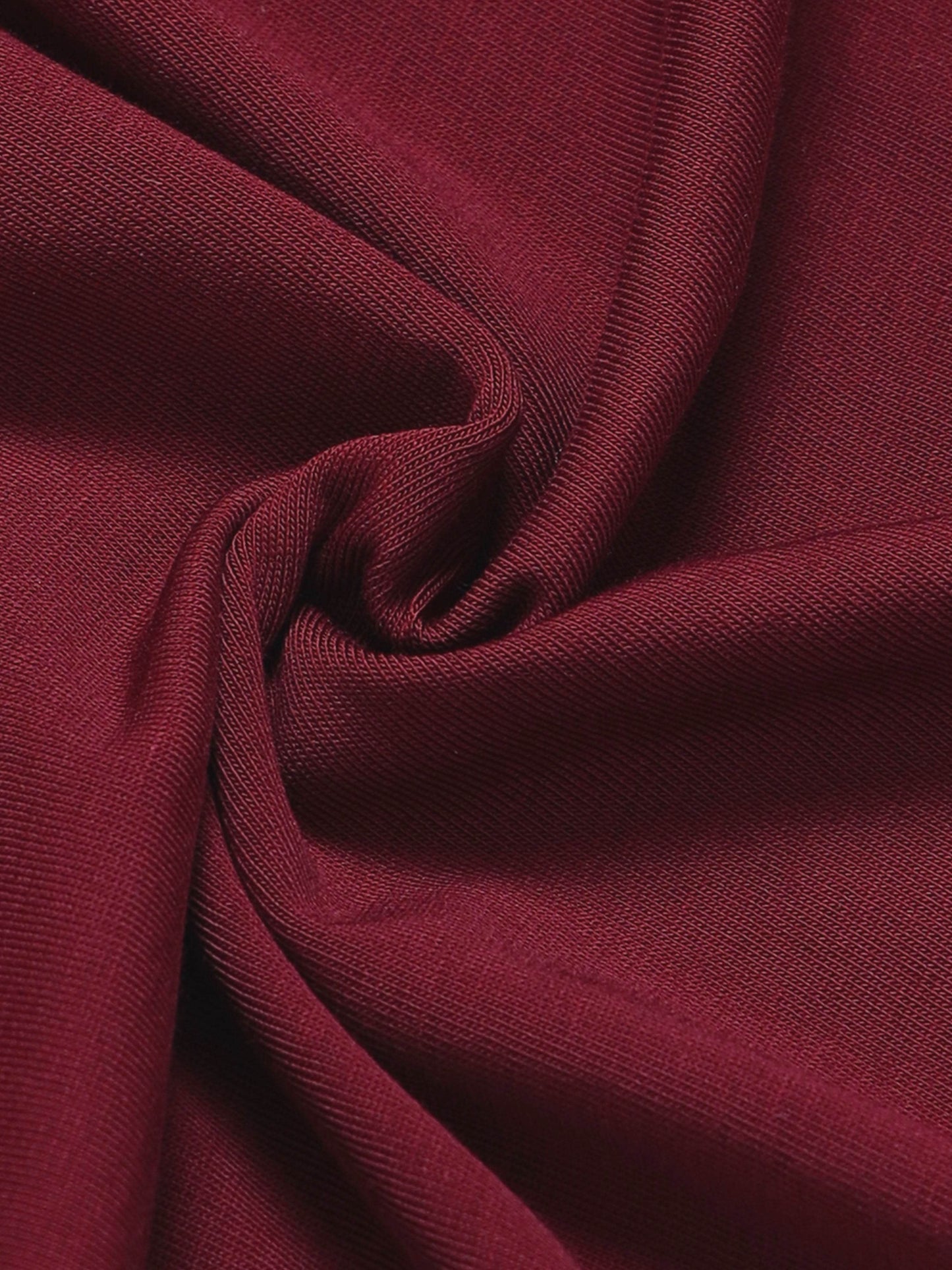 Regular-fit Full-Sleeve T-shirt in Supima Cotton Lycra with HD and Non-PVC Chest Print - Burgundy