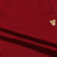 Engyne Essential Shorts with Contrast Iconic Emblem Logo in Rougen Cotton Elastane Loop Knit Red