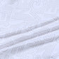 Rougen Cotton Elastane Loop Knit Shorts with All-Over Discharge Print White