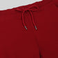 Engyne Flock Stripe Shorts – Flag Waving Detail Dark Red