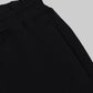 Engyne Cut & Sew Shorts – Signature Flag & Pin Tuck Finish Black