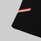 Engyne Cut & Sew Shorts – Signature Flag & Pin Tuck Finish Black