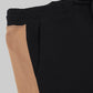 Engyne Contrast Cut & Sew Shorts – Rougen Lycra Loop Knit Black