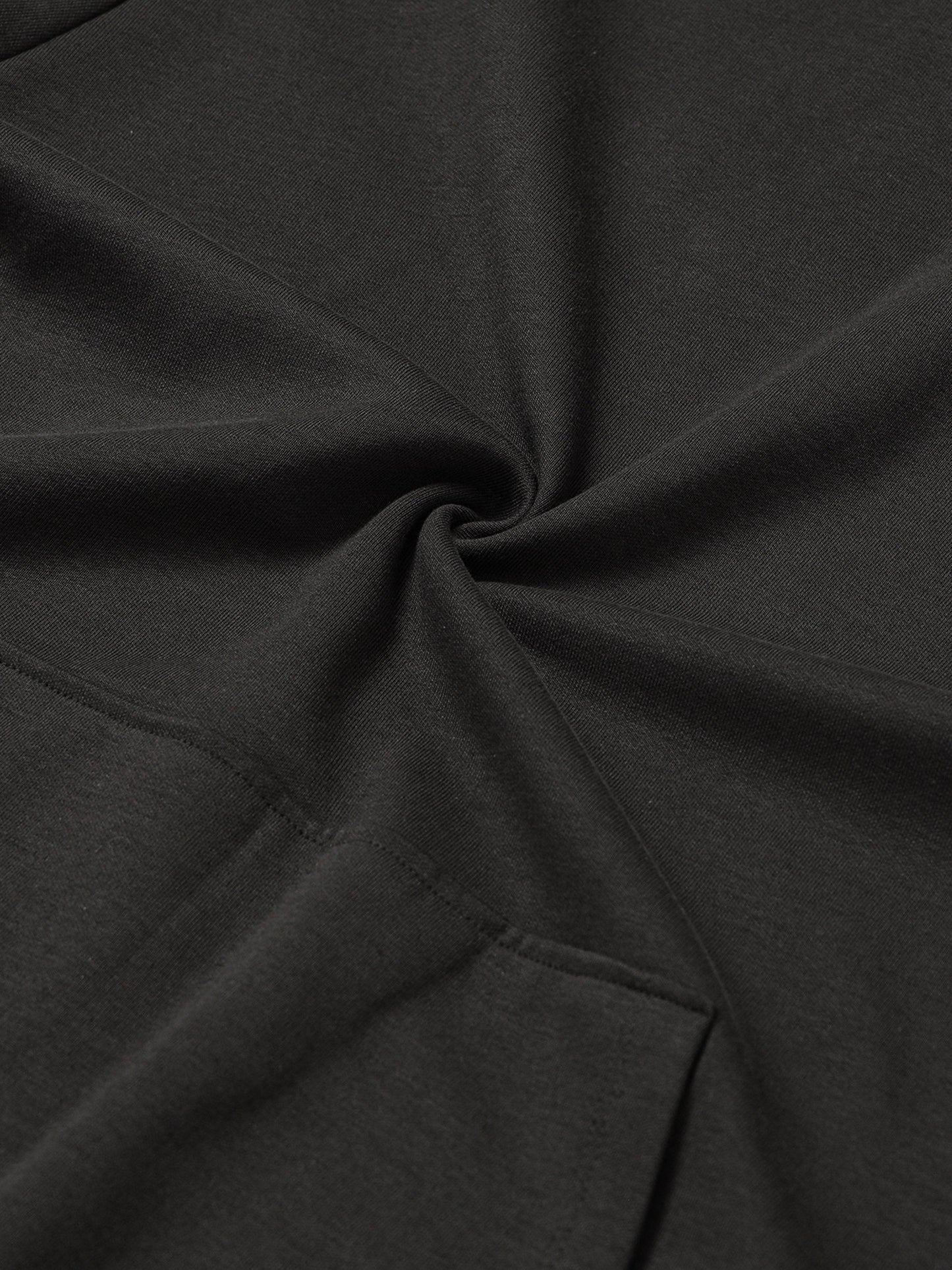 Engyne Essential Hooded Sweatshirt with Contrast HD Print in Rougen Cotton Poly Elastane Interlock Olive