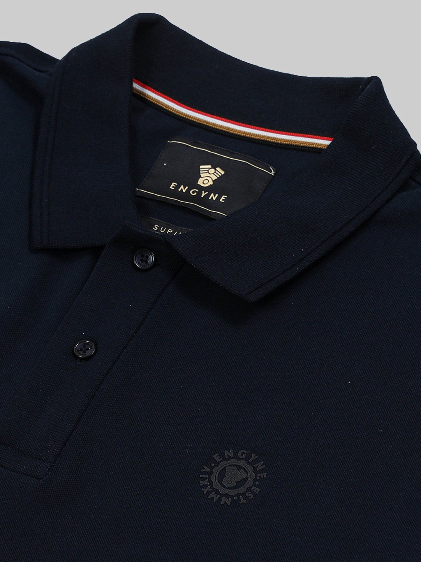 Navy blue polo tshirt for men
