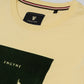 Light yellow cotton lycra t-shirt