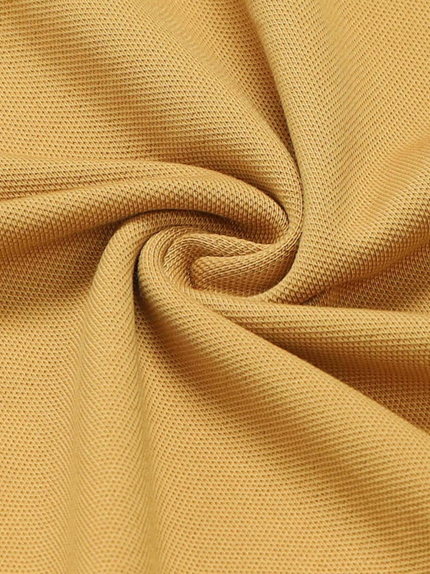 Men’s mustard yellow polo t-shirt