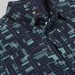 Metro Grid Geometric Full Sleeve Shirt - Navy