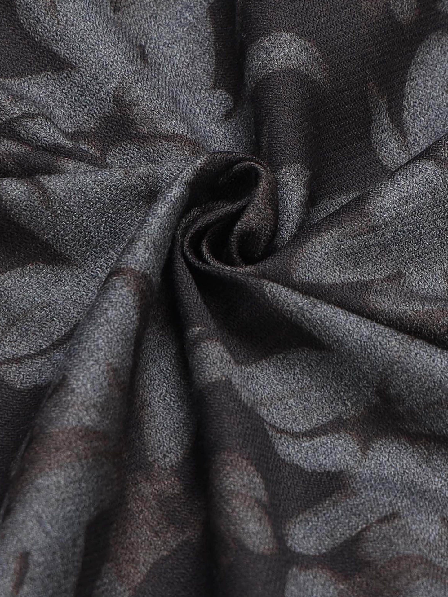 Midnight Petals Floral Full Sleeve Shirt - Dk. Brown