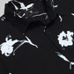 Lunar Bloom Floral Short Sleeve Shirt - Black