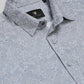 Floral Whisper Full Sleeve Shirt - Grey