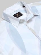Men's Geometric Abstract Short Sleeve Printed Shirt Engyne