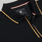Men’s black polo t-shirt
