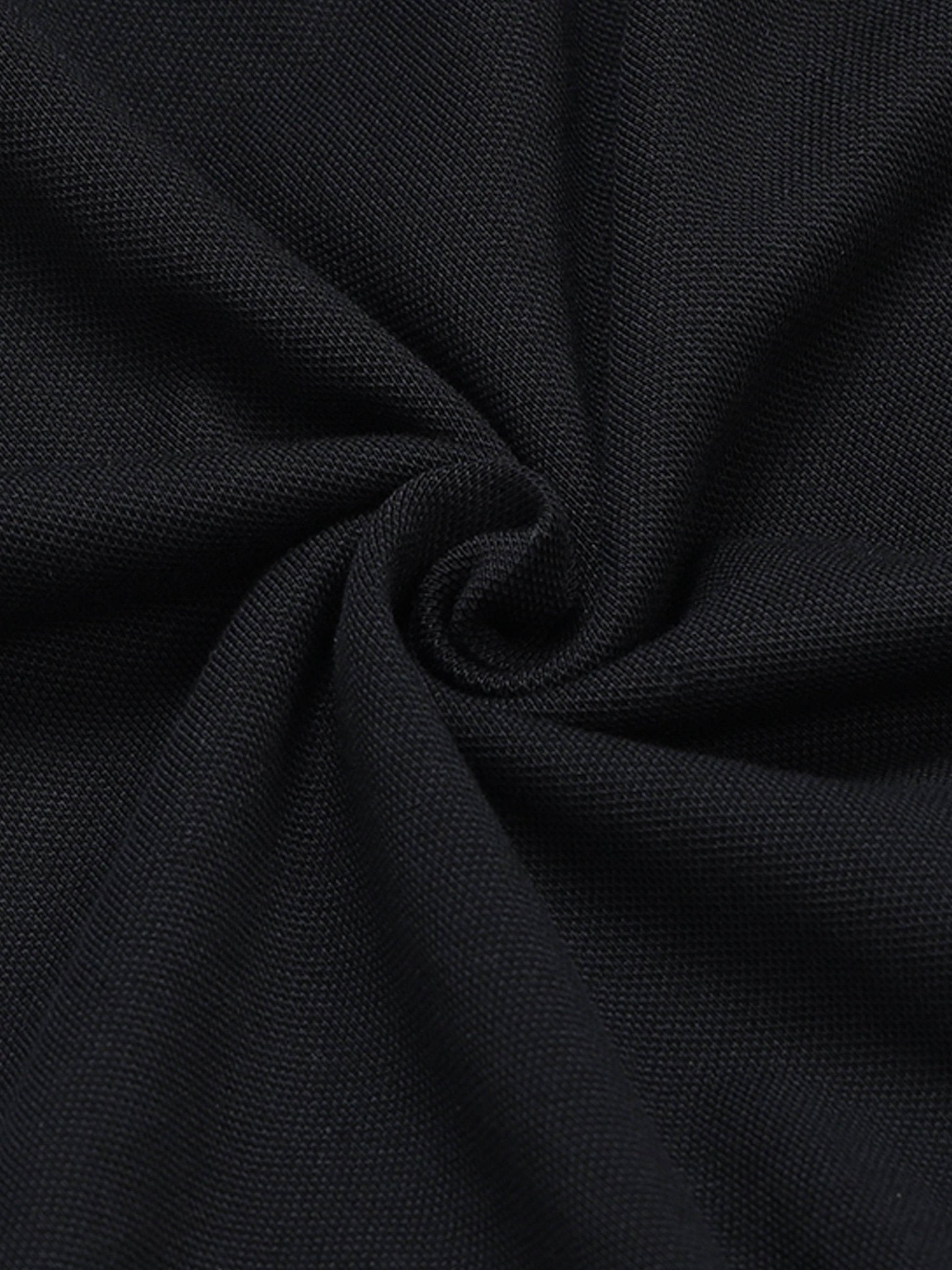 Men’s black polo t-shirt