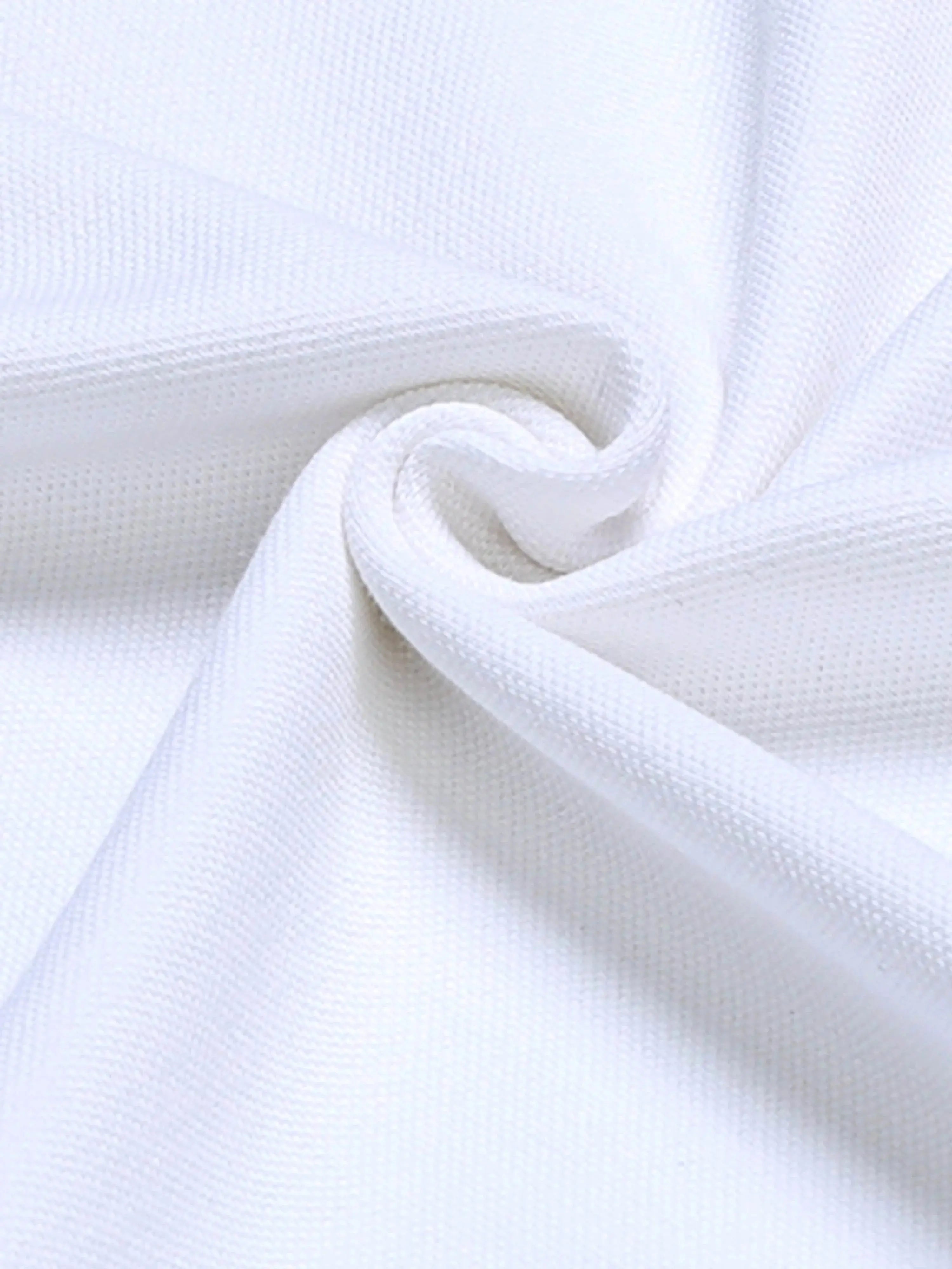 Men's Casual Supima Cotton White Polo Engyne