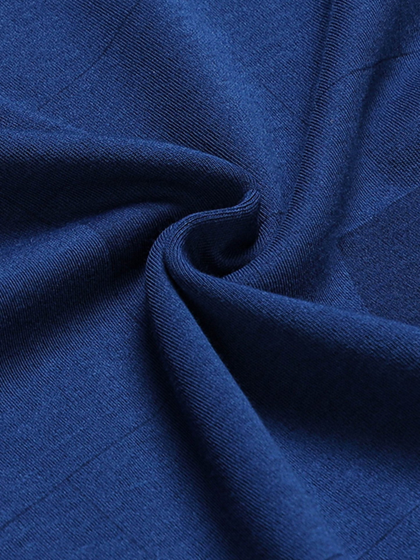 Supima Cotton Interlock with Special Engyne Rotary Print Tech and Honeycomb Textured Collar Dark Blue Polo
