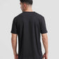 Printed Black T Shirt with Silicon HD Sticker for Men