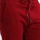 Flock Stripe Dark Red Shorts for Men