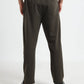 Rougen Loop Knit Cut & Sew Olive Green Track Pants