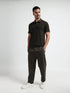 Rougen Loop Knit Cut & Sew Olive Green Track Pants