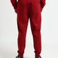 Rougen Lycra  Dark Red Jogger for Men