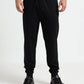 Rougen Lycra Men Black Joggers