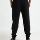Rougen Lycra Men Black Joggers