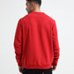 Rougen Lycra Loop Knit Dark Red Mens Cotton Sweatshirts