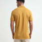 Signature Flag Pique Cut & Sew Mustard Polo Shirt