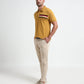 Signature Flag Pique Cut & Sew Mustard Polo Shirt