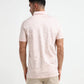Light Pink Rotary Pigment Printed Men Polo Jersey