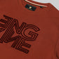 Crew Neck Sweatshirt with DTM Tuft 'Engyne' Embroidery Brown