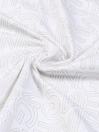 Men's Premium Crew Neck Printed White Sweatshirt Engyne