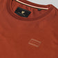 Supima Cotton Lycra Piqué with Enhanced Neck Rib and Flat-Knit Cuffs Brown T-shirt