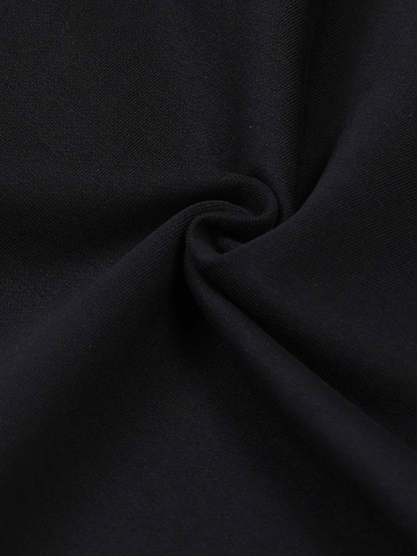 Engyne Tonal Flock Flag Sweatshirt – Rougen Lycra Loop Knit Black