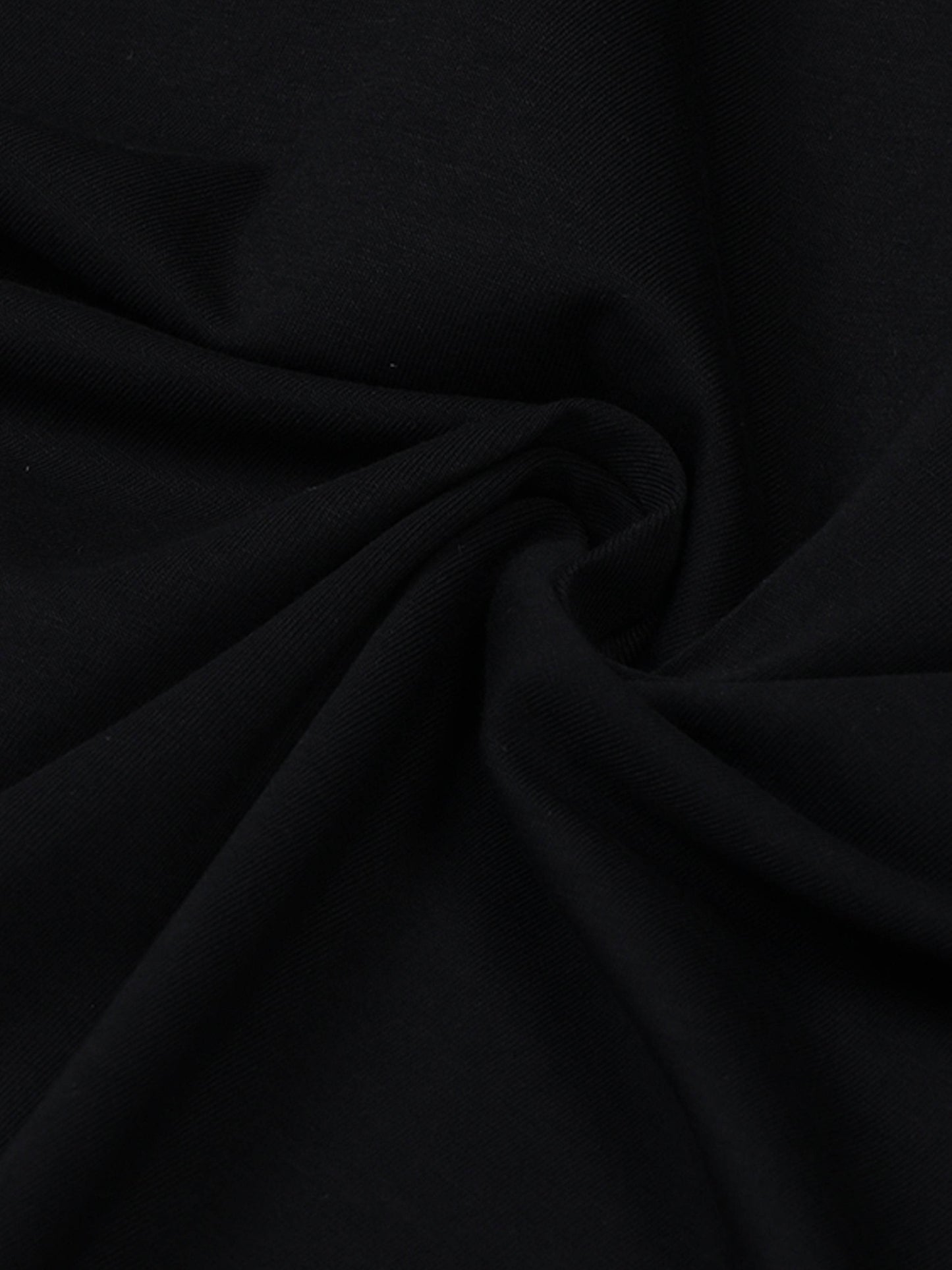 Regular-fit Engyne T-shirt in Supima Cotton Lycra with Digital Flock Print Black