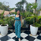 Moh The eternal dhaga – Teal Tantrum co-ords