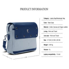 Insight Pack - Steel Gaze | Laptop Bag / Messenger Bag