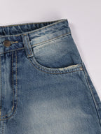 Airy Blue Washed Wide Leg Jeans Stylish Wodrobe