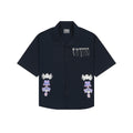 Men's Psyche Surge Printed Midnight Blue Shirt Bear Minimum