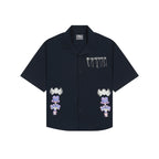 Men's Psyche Surge Printed Midnight Blue Shirt Bear Minimum