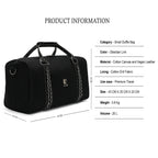 Soul Link - Obsidian Link | Small Duffle Bag / Soft Travel Companion