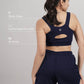 U-Neck Active Bra (Midnight Navy)