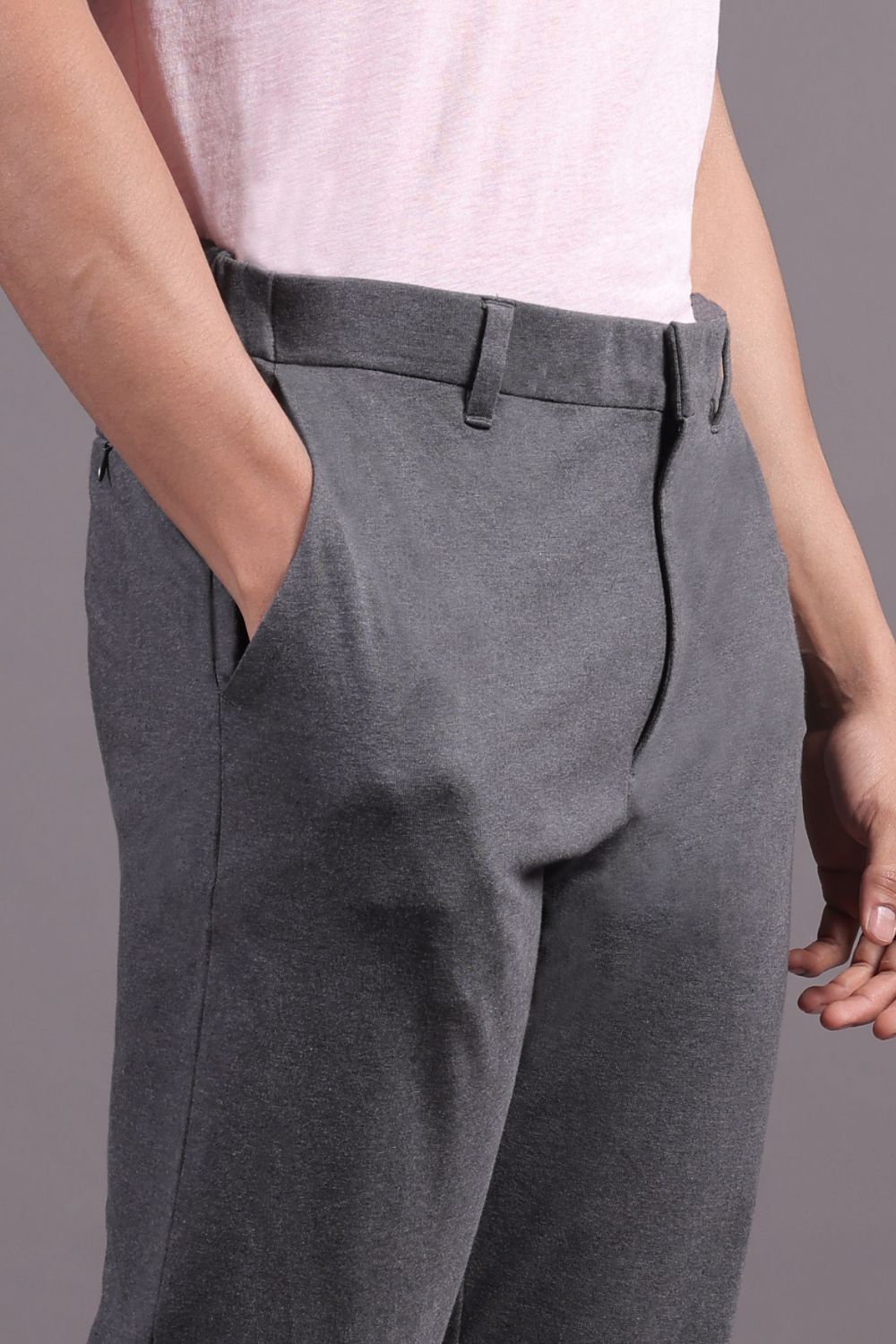 Casual Chino Shorts (Charcoal Melange)